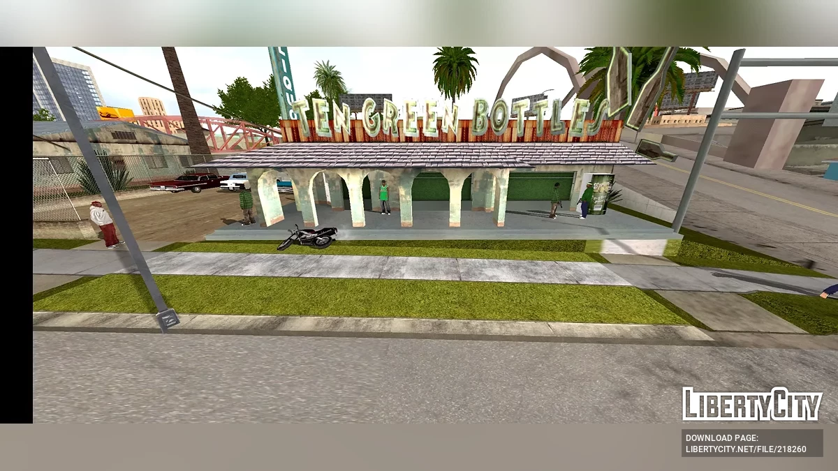 Бар банди Grove Street Families / GTA San Andreas (iOS, Android)