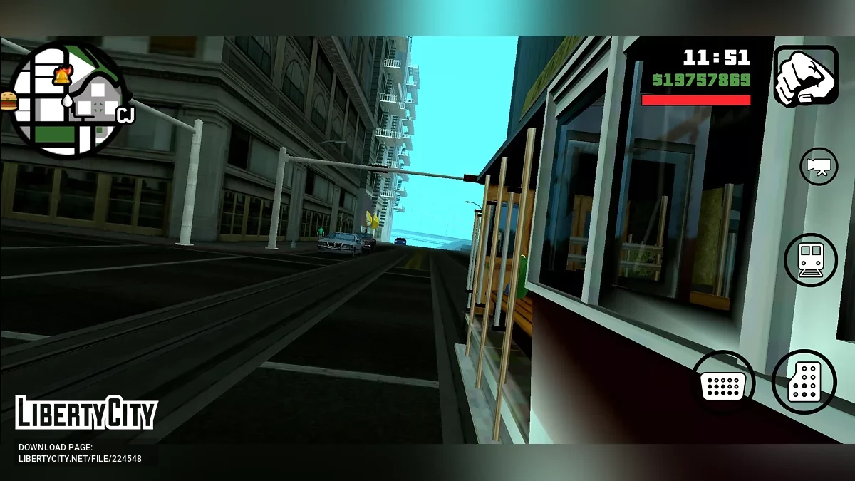 Викрадення трамвая / GTA San Andreas (iOS, Android)