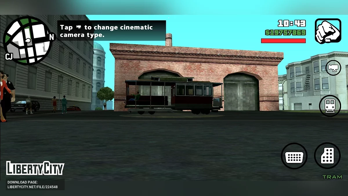 Викрадення трамвая / GTA San Andreas (iOS, Android)