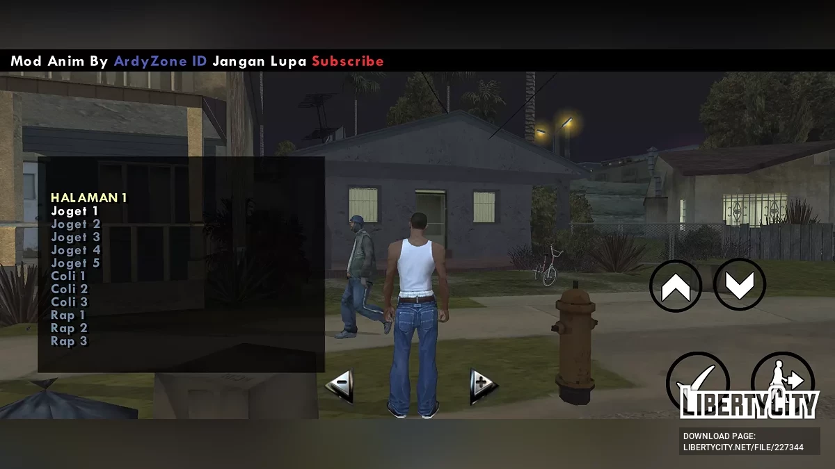 Selector de Animaciones / GTA San Andreas (iOS, Android)