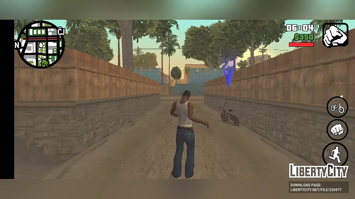 Automatic Sleep for CJ / GTA San Andreas (iOS, Android)