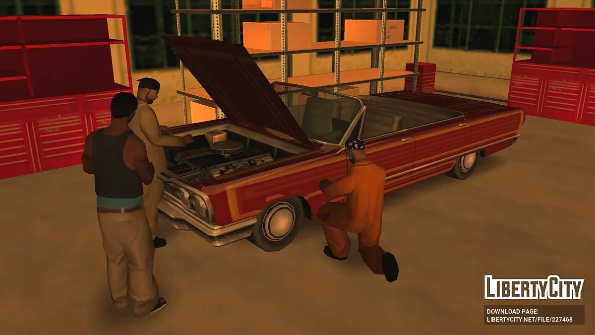 Mechanic Activity Mod for mobile / GTA San Andreas (iOS, Android)