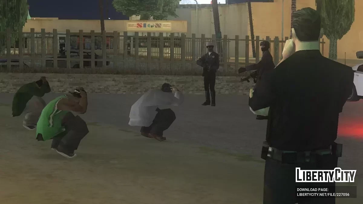 تعديلات قضية الشرطة للهواتف المحمولة / GTA سان أندرياس (iOS، أندرويد)