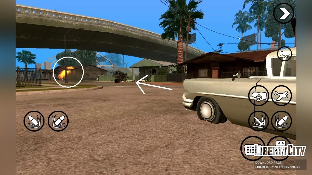 Летючий автомобіль Торнадо / GTA San Andreas (iOS, Android)