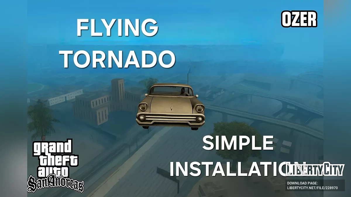 Летючий автомобіль Торнадо / GTA San Andreas (iOS, Android)