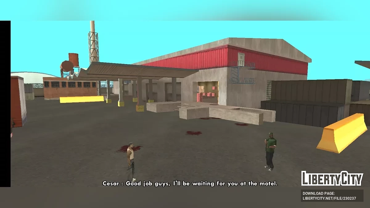 Ostrzeżenie CJ-a (Misja CLEO) / GTA San Andreas (iOS, Android)