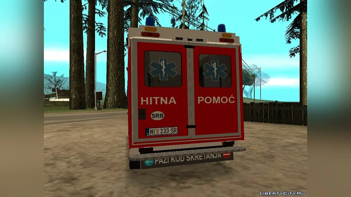 Iveco Daily Mk2 Швидка Допомога (RTW) / GTA San Andreas