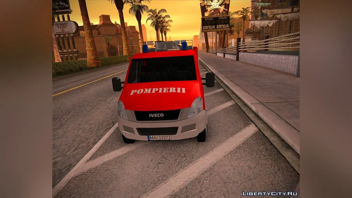 2008 إيفيكو ديلي Mk4 - سيارات الإطفاء الخاصة / جي تي إيه سان أندرياس