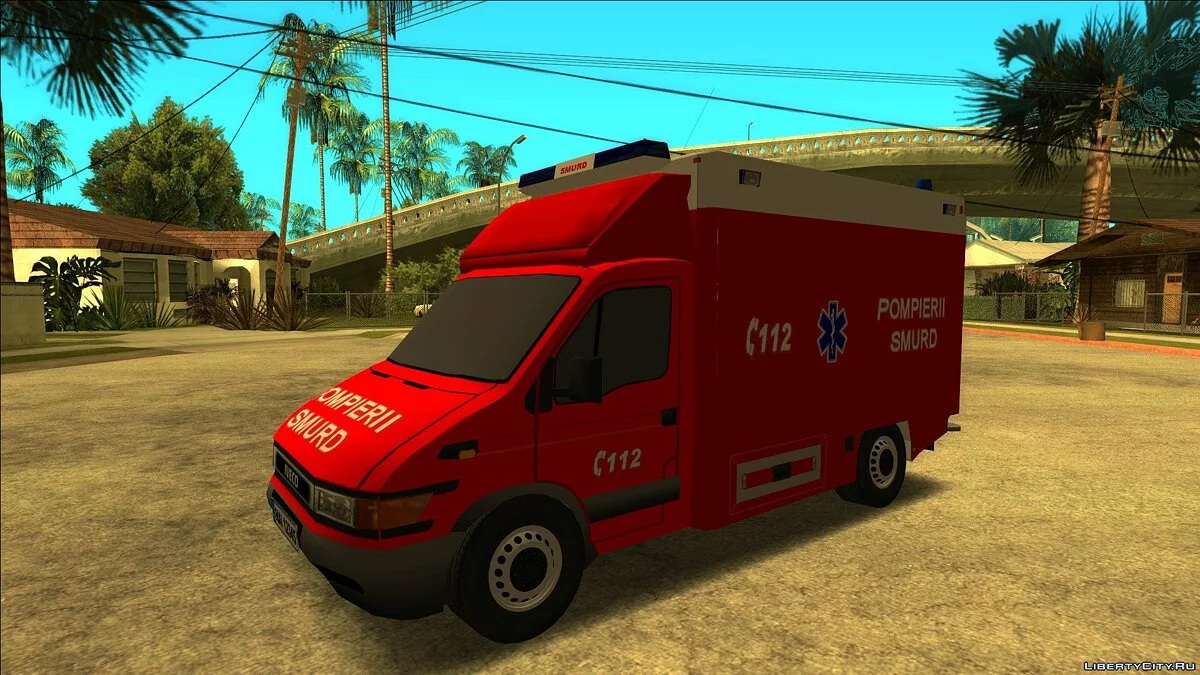 Iveco Daily Пожежники SMURD / GTA San Andreas