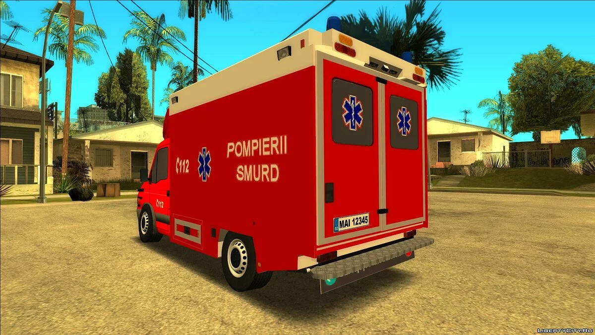 Iveco Daily Пожежники SMURD / GTA San Andreas
