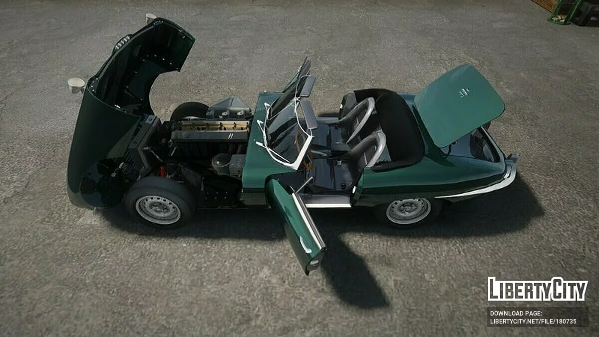 جاكوار XK-E سلسلة I E-Type Convertible 1964 / جي تي إيه سان أندرياس