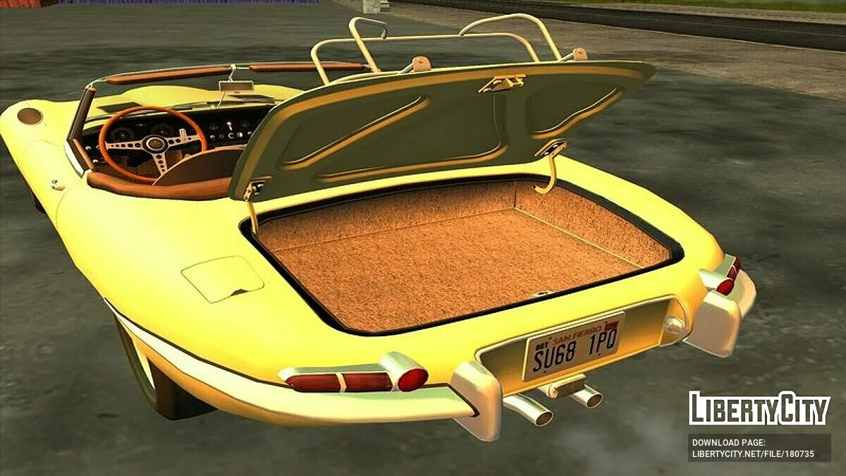 جاكوار XK-E سلسلة I E-Type Convertible 1964 / جي تي إيه سان أندرياس