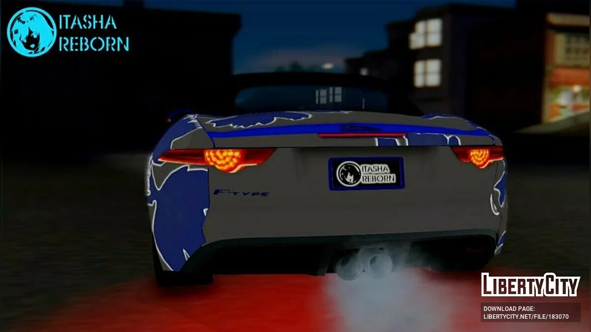 Jaguar Itasha Arisu do Blue Archive F Type / GTA San Andreas