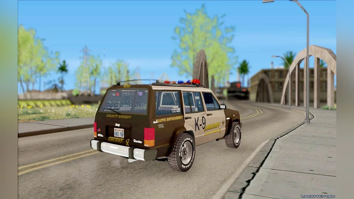 Jeep Cherokee 1992 Polícia / GTA San Andreas