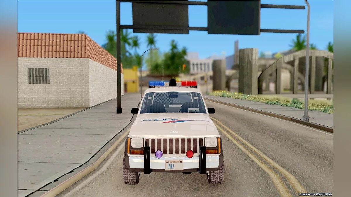 Jeep Cherokee Polizei 1988 / GTA San Andreas