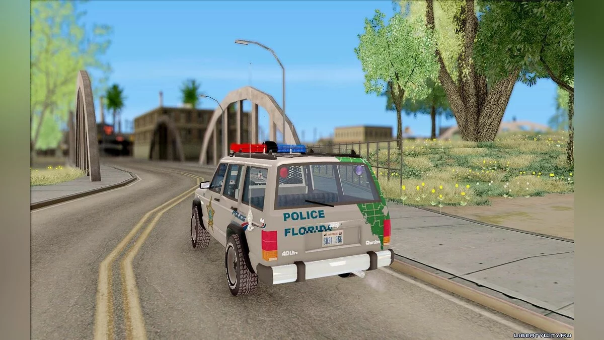 Jeep Cherokee Polizei 1988 / GTA San Andreas