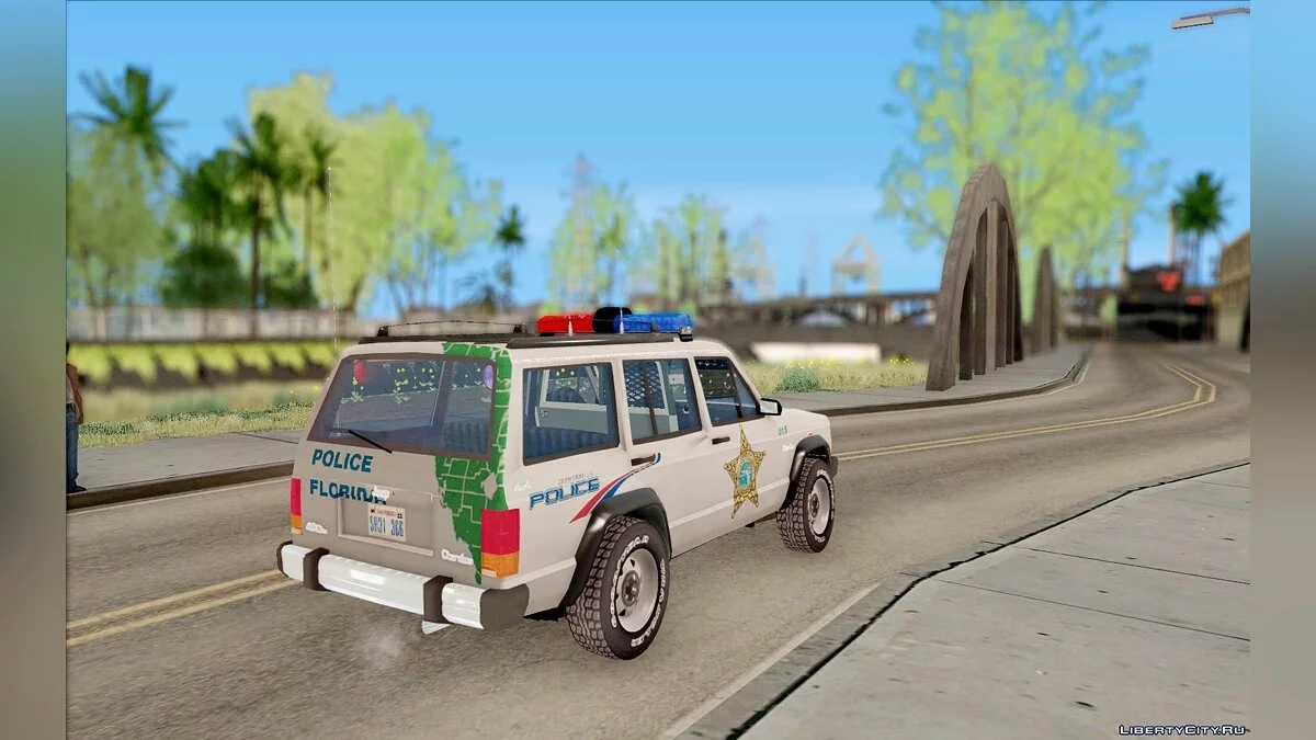 Jeep Cherokee Polizei 1988 / GTA San Andreas
