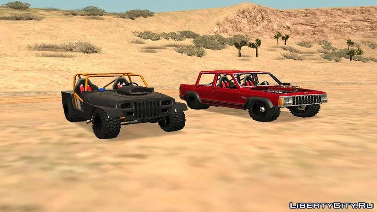 Jeep Pasir Drag / GTA San Andreas