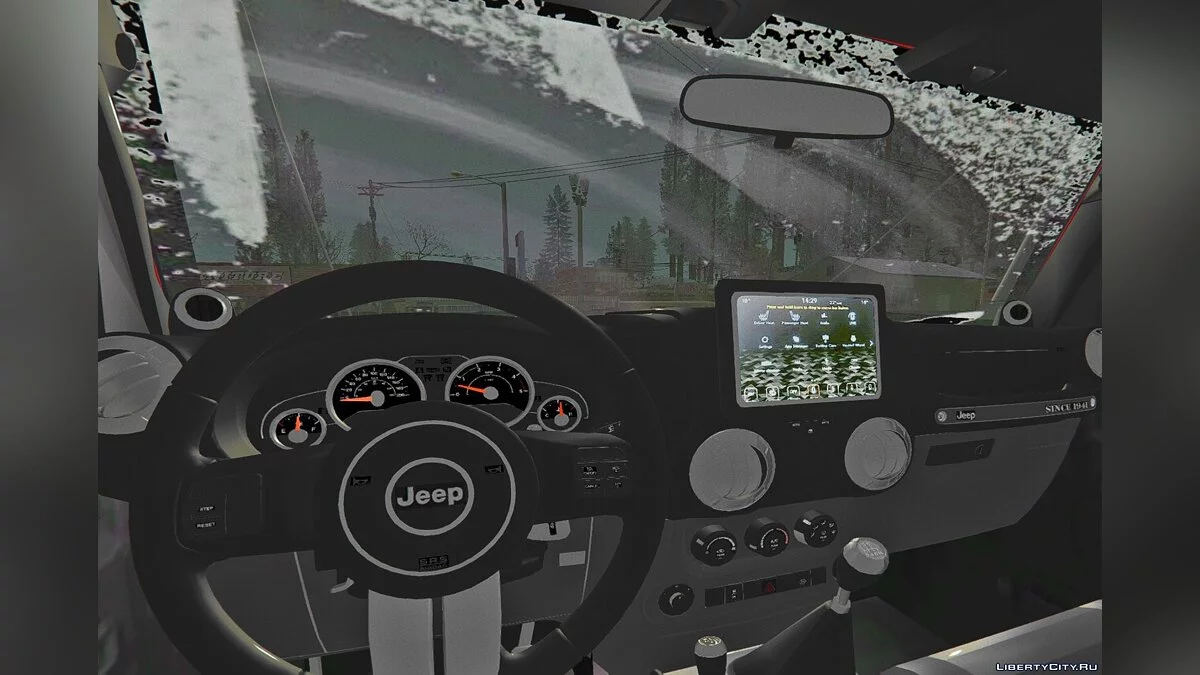 Jeep Wrangler Rubicon - Versi Musim Dingin / GTA San Andreas