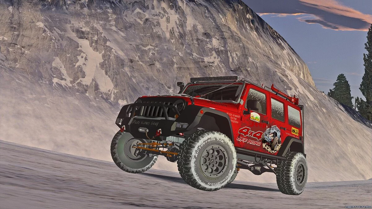 Jeep Wrangler Rubicon - Versi Musim Dingin / GTA San Andreas