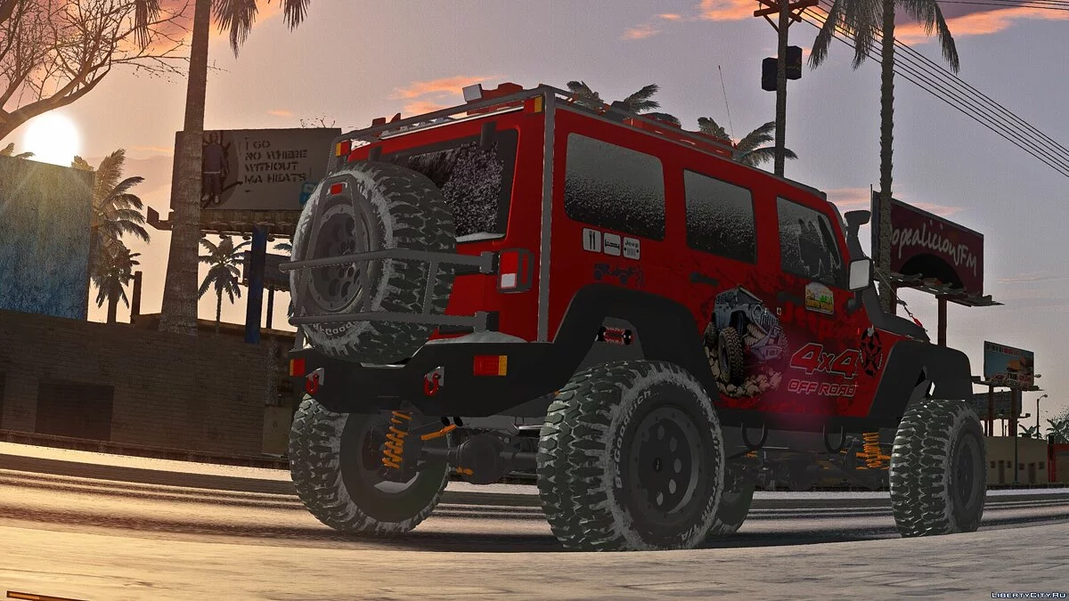 Jeep Wrangler Rubicon - Versi Musim Dingin / GTA San Andreas