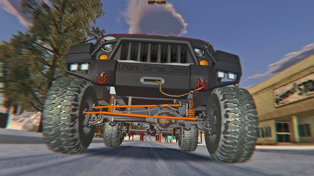 Jeep Wrangler Rubicon - Versi Musim Dingin / GTA San Andreas