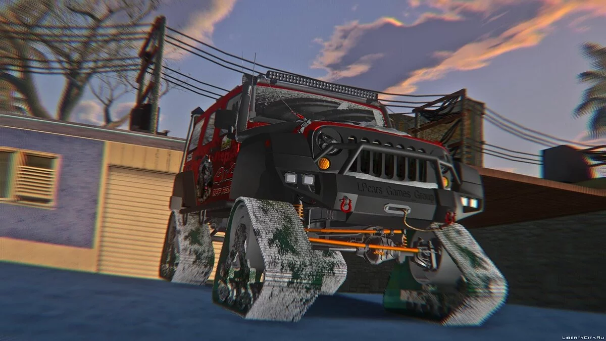 Jeep Wrangler Rubicon Caterpillar / GTA San Andreas