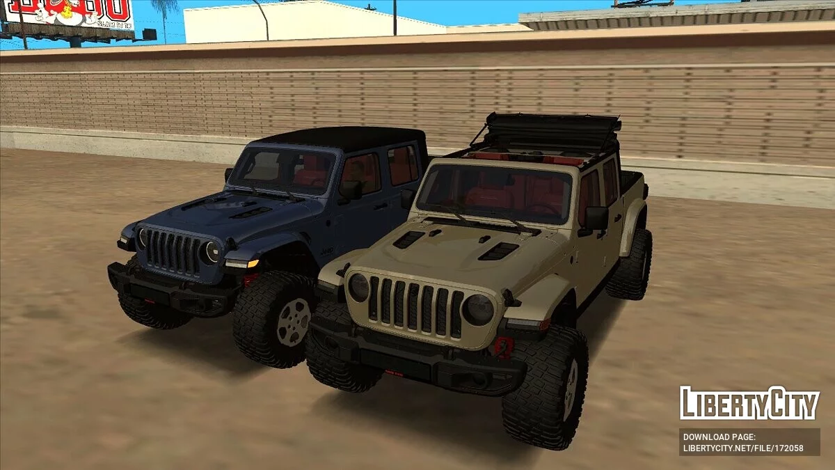 Jeep Gladiator Rubicon 2021 / GTA San Andreas