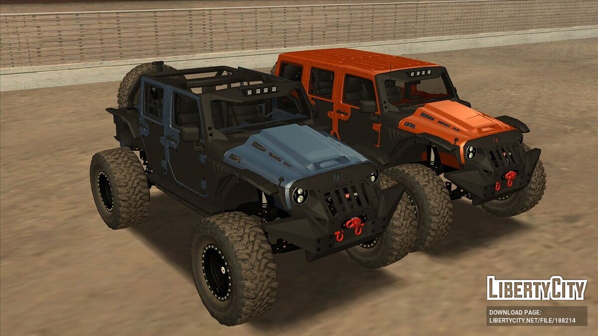 Jeep Wrangler для GTA San Andreas