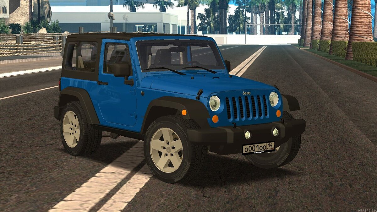 Скачать Jeep Wrangler + CCD Для GTA San Andreas