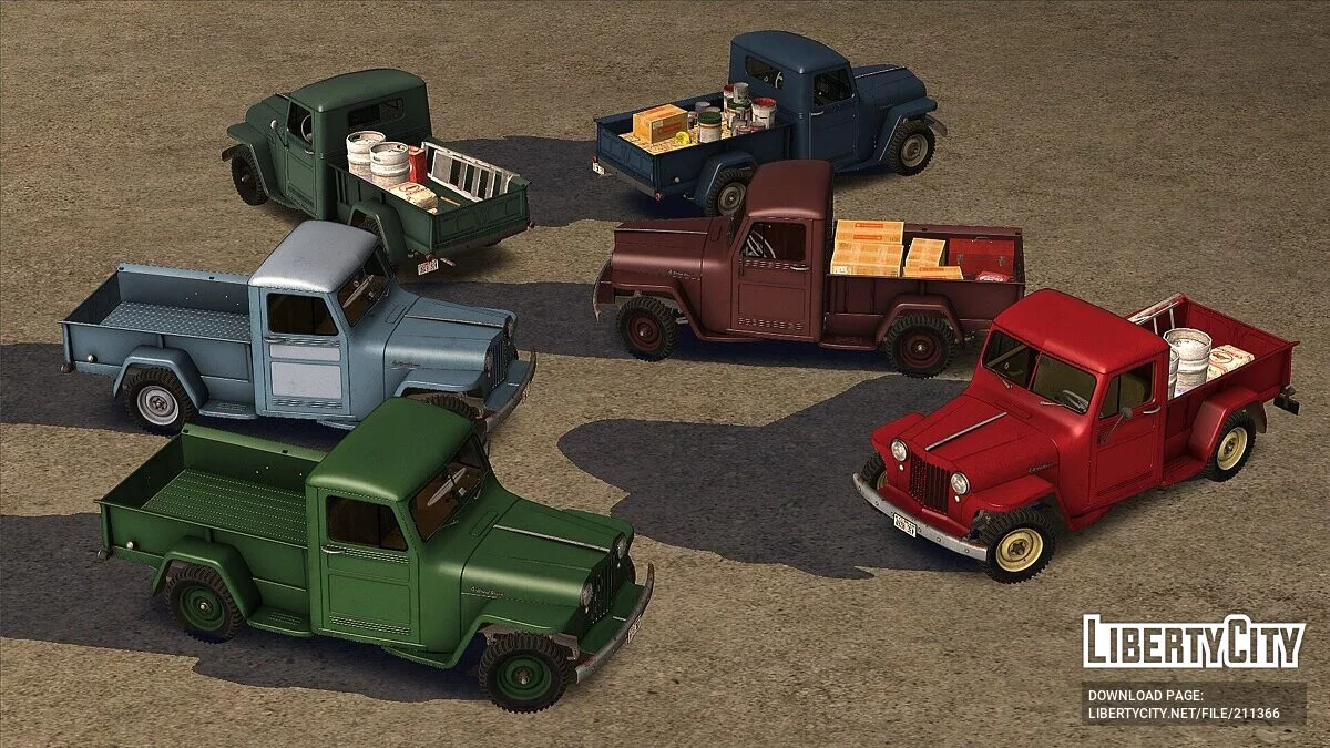 Willys Overland Jeep Pickup 1948 / GTA San Andreas