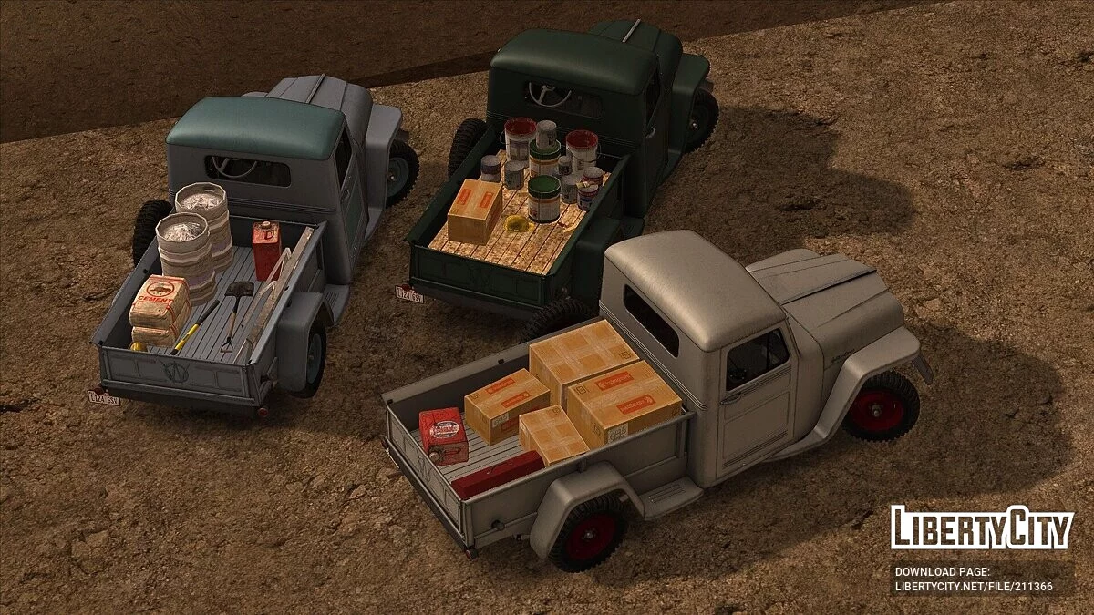 Willys Overland Jeep Pickup 1948 / GTA San Andreas