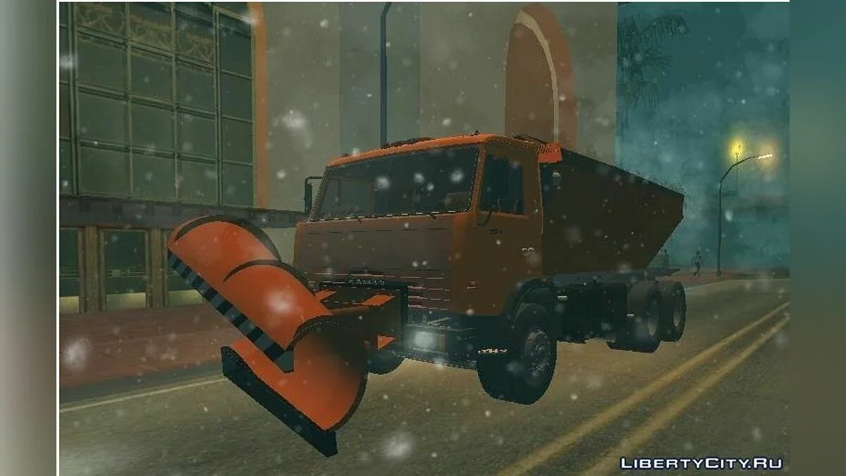 КамАЗ 53215 Снігоприбирач / GTA San Andreas