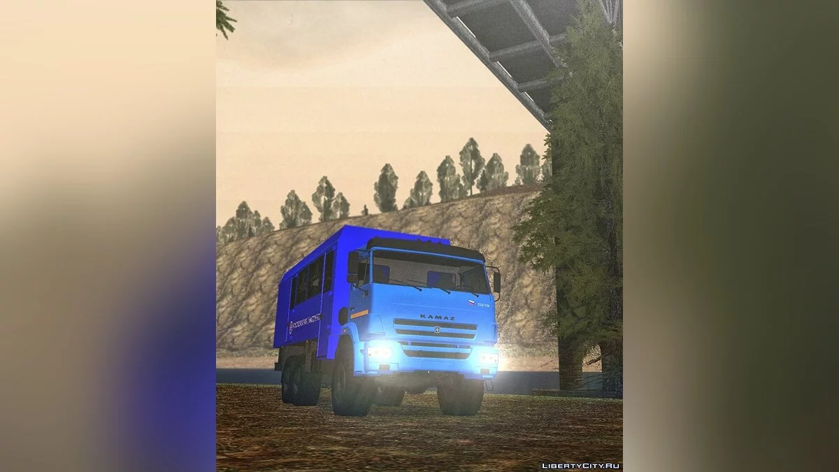 Kamaz 43118 Rosgeologiya PGO UZST / GTA San Andreas