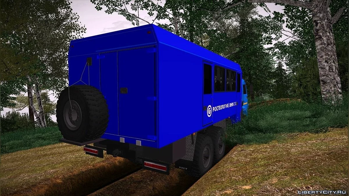 Kamaz 43118 Rosgeologiya PGO UZST / GTA San Andreas