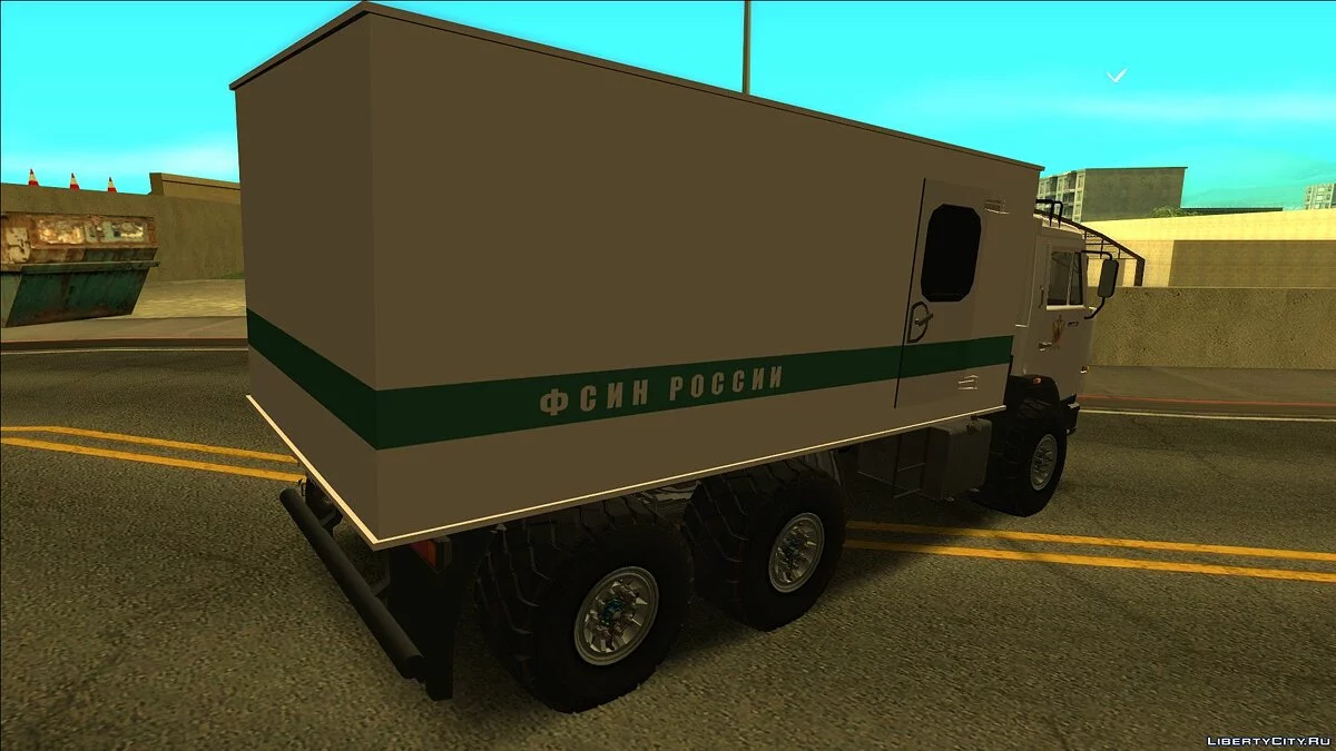 КАМАЗ 54115 — en livrée «FSIN Russie» / GTA San Andreas