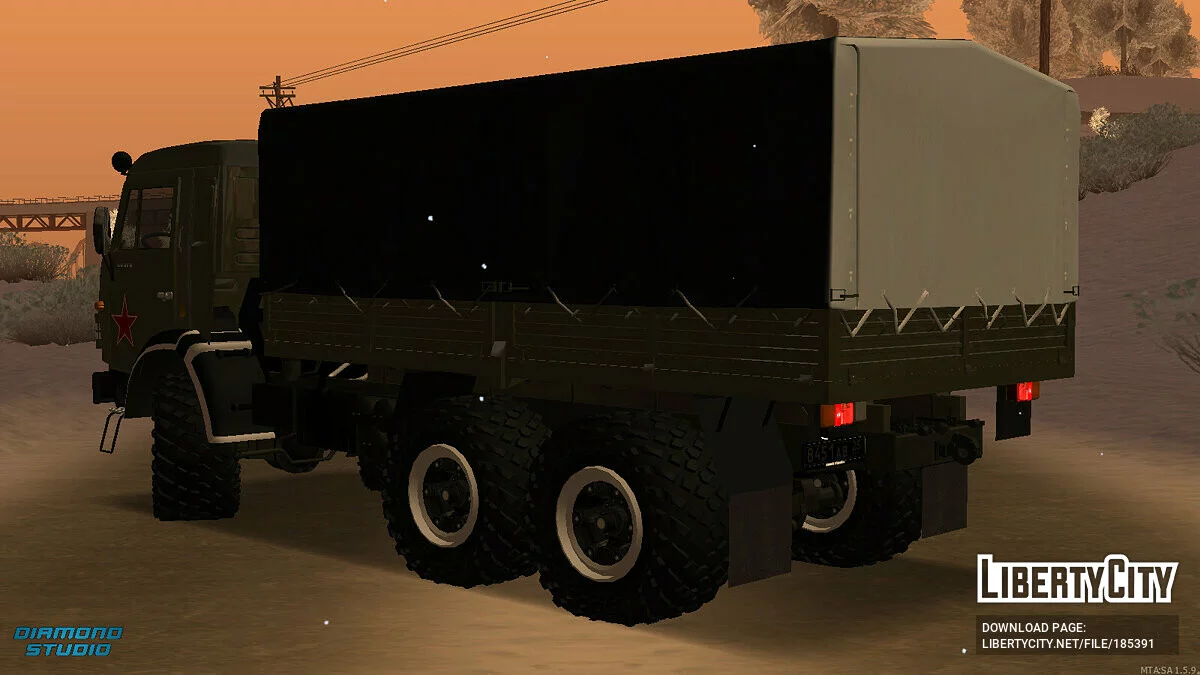 KAMAZ 4310 + CCD / GTA San Andreas