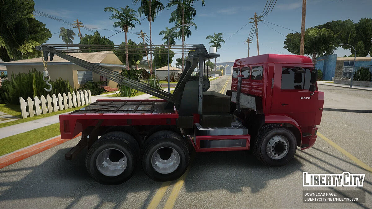 КамАЗ 6520 V8 TURBO Caminhão de reboque / GTA San Andreas