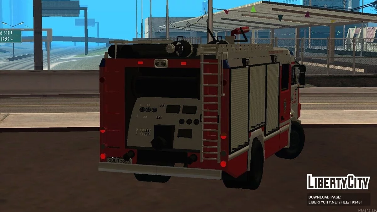 КамАЗ 5387 Пожежний + CCD / GTA San Andreas