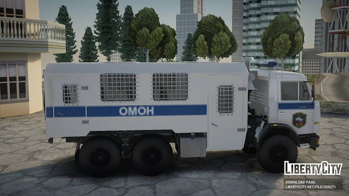 КамАЗ 54115 ОМОН / GTA San Andreas