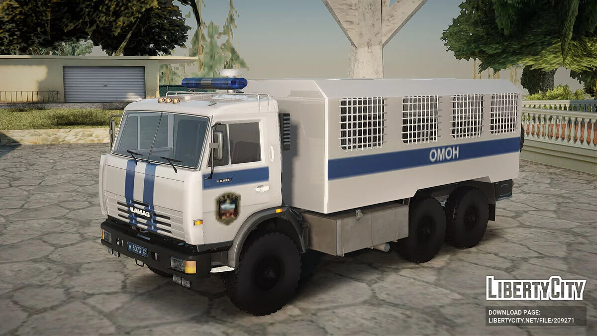 КамАЗ 54115 ОМОН / GTA San Andreas