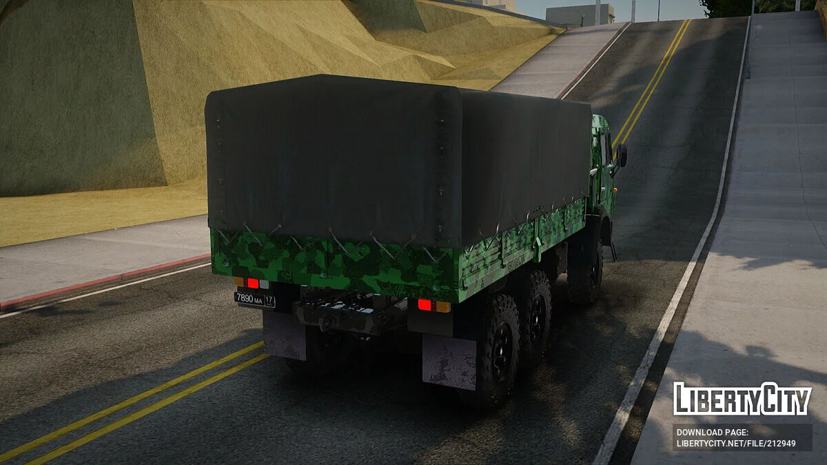Армійський КАМАЗ 4310 / GTA San Andreas