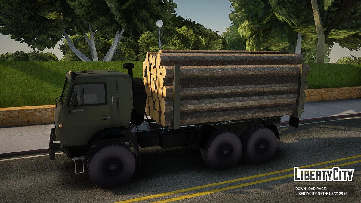 КамАЗ 4310 Бревновоз / GTA San Andreas