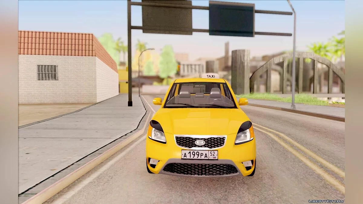 Kia Rio Taxi / GTA San Andreas