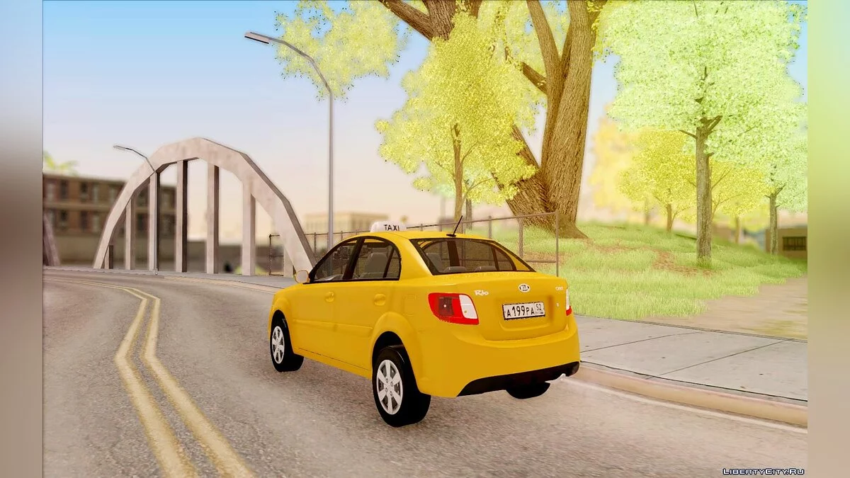 Kia Rio Taxi / GTA San Andreas