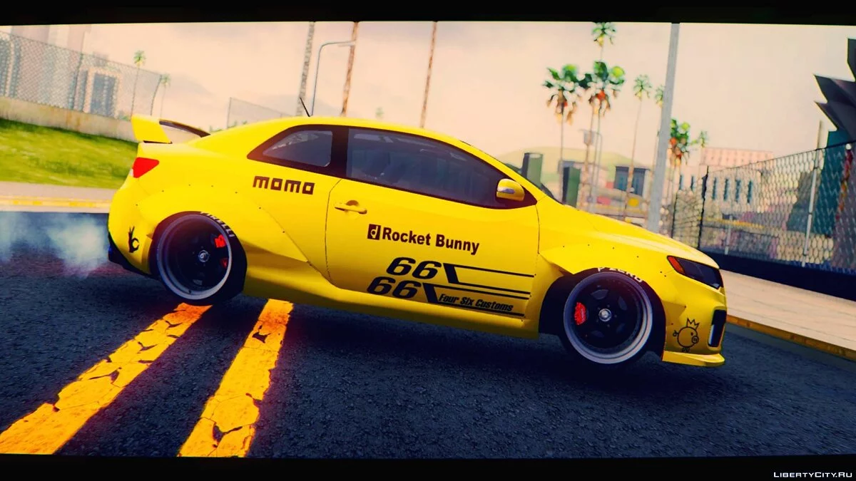 2010 Kia Forte Koup SX Rocket Bunny Works / GTA San Andreas