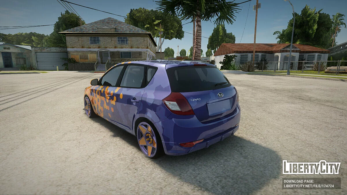 Kia Ceed AccuAir Honeycombs / GTA San Andreas