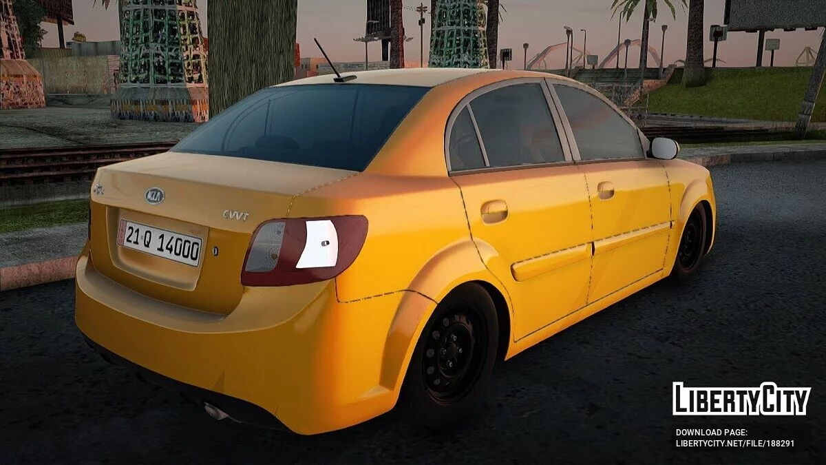 Kia Rio Taxi Baghdad / GTA San Andreas