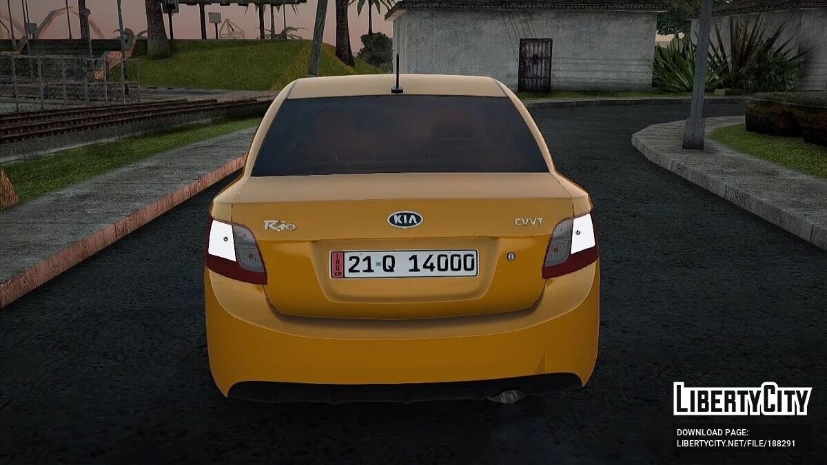 Kia Rio Taxi Baghdad / GTA San Andreas