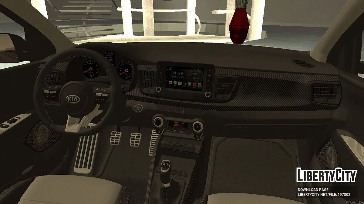 Kia Rio + CCD / GTA San Andreas